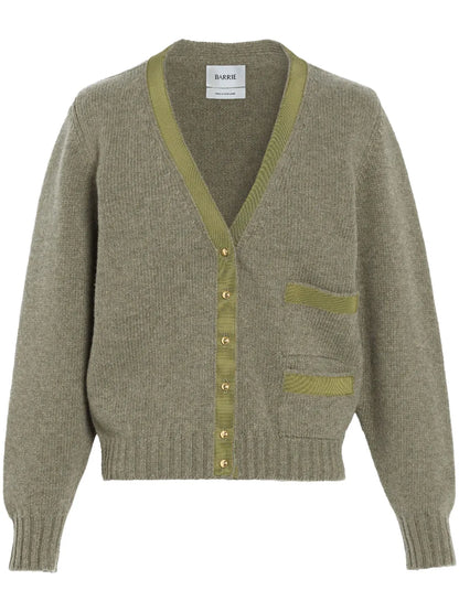 Ribbon-Detail Cashmere Cardigan