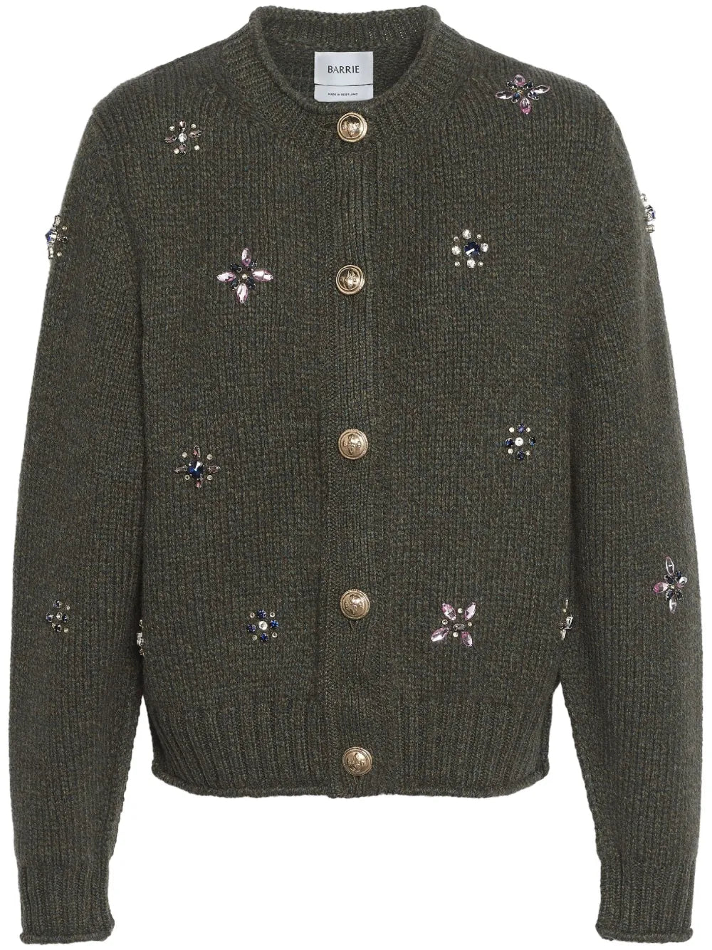 Embroidered Cashmere Cardigan