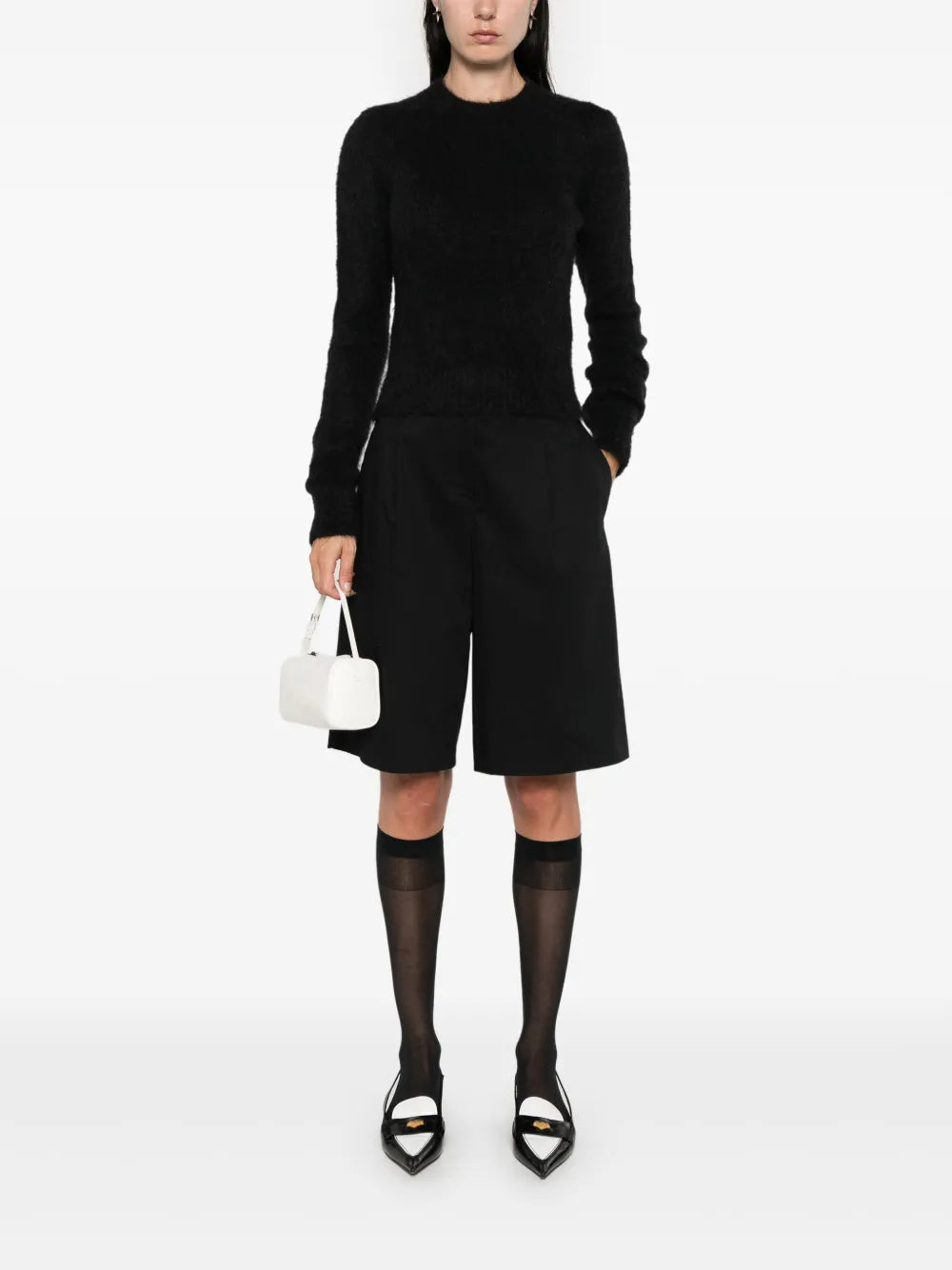 Brushed-Knit Sweater