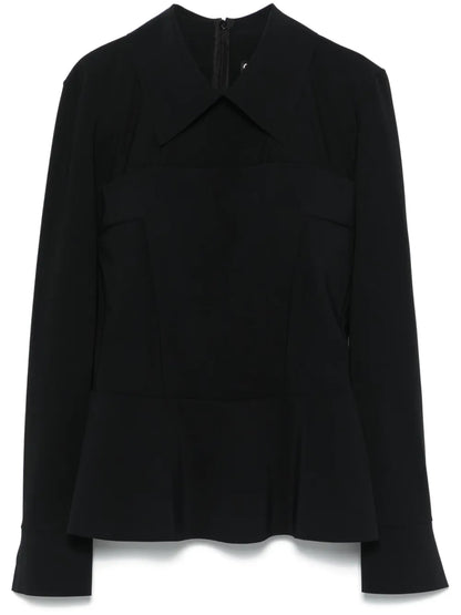 Corset-Inspired Blouse