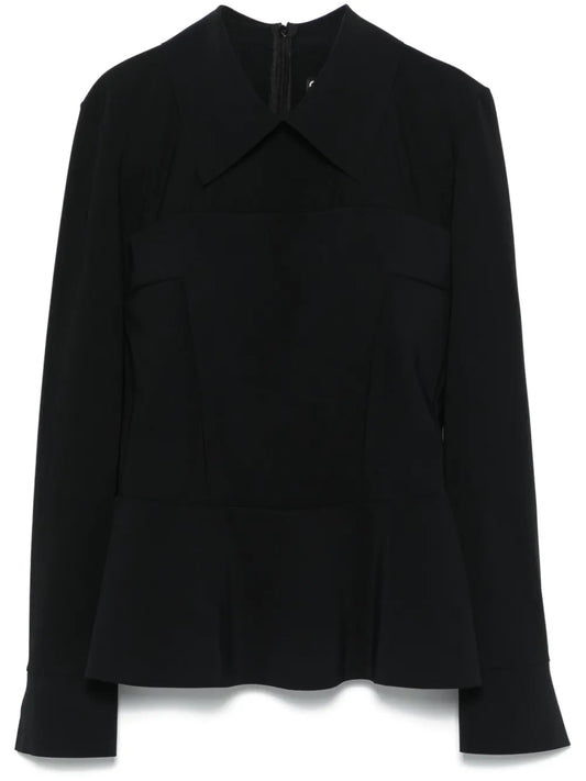 Corset-Inspired Blouse