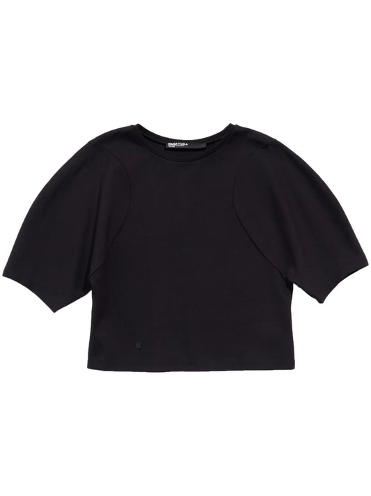 Short-Sleeve Knitted T-Shirt