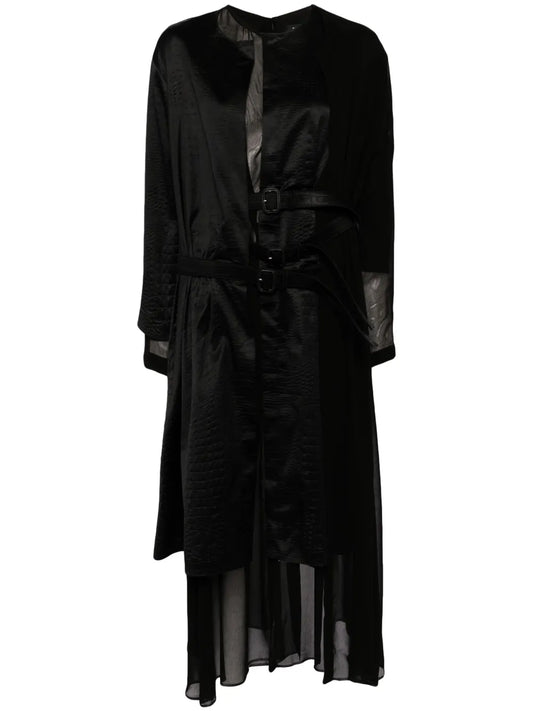 Wrap Around Belted Dress