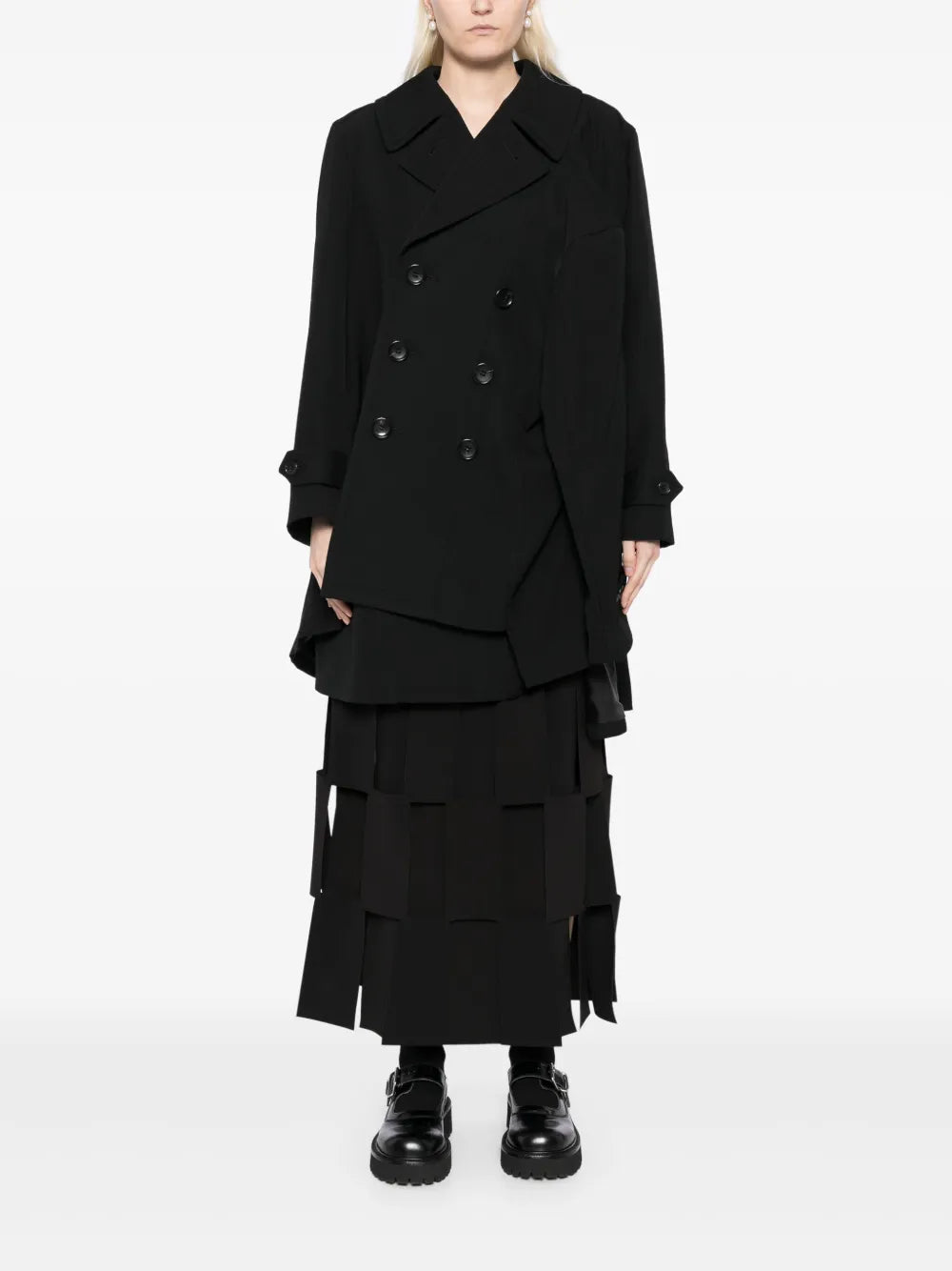 Asymmetric Sleeve Suit