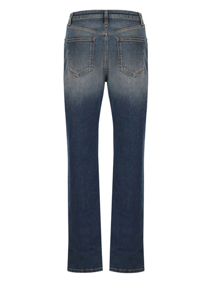 Mid-Rise Bootcut Jeans