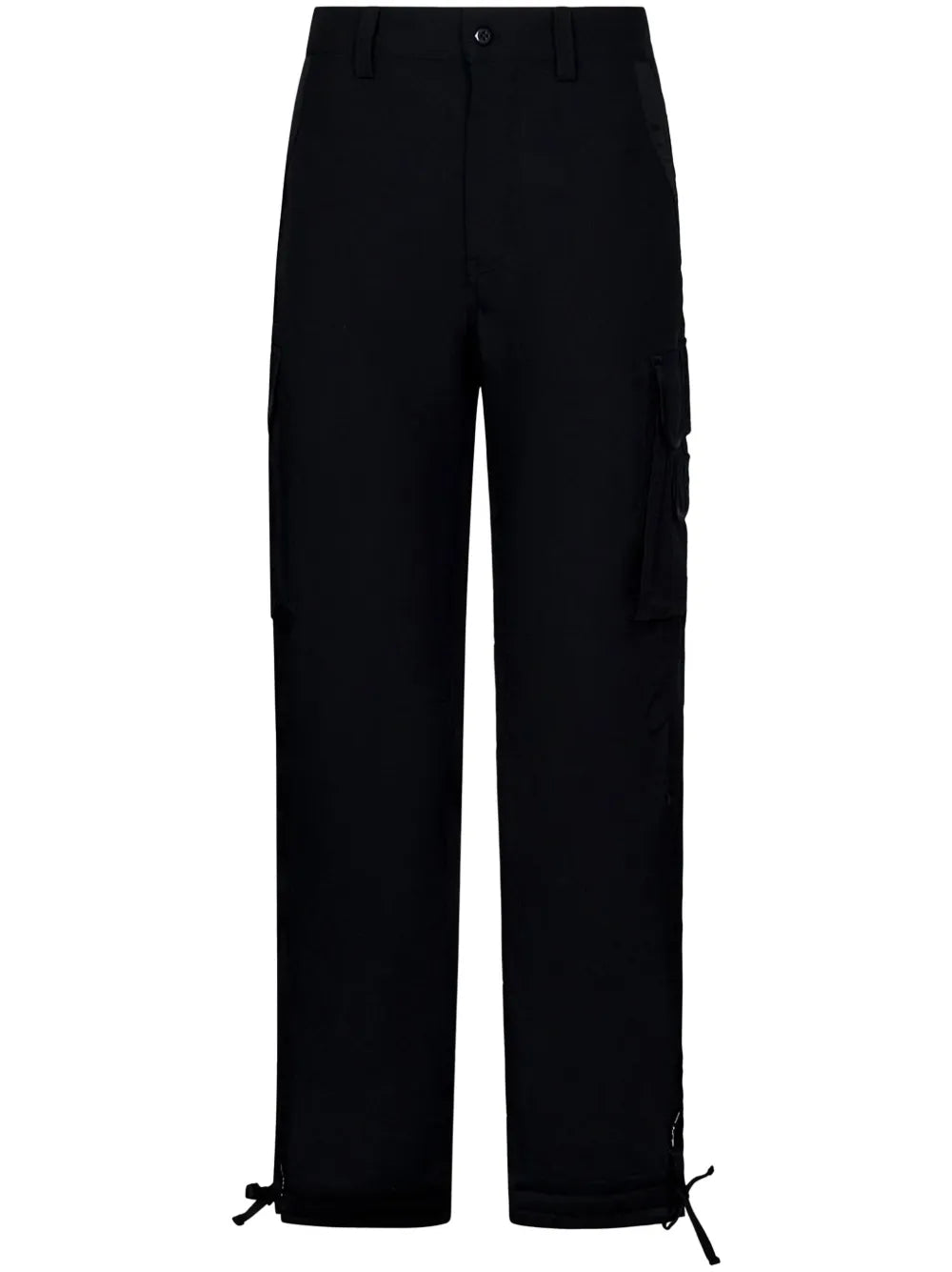 Drawstring-Cuffs Cargo Trousers