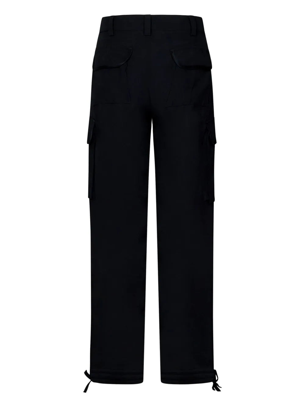 Drawstring-Cuffs Cargo Trousers