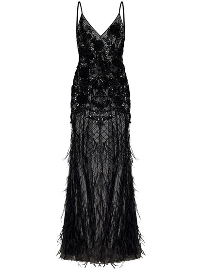 Semi-Sheer Gown