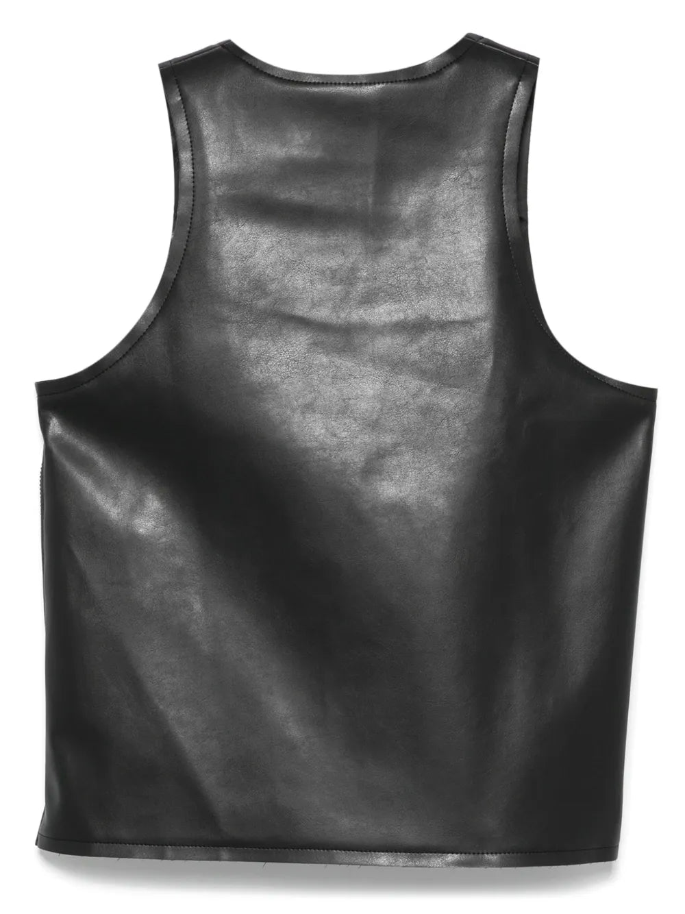 Faux-Leather Tank Top