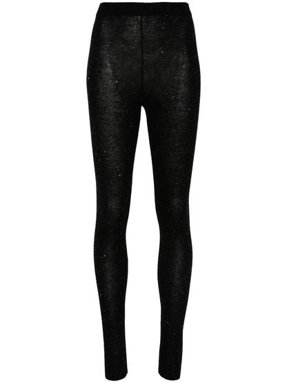 Sequin-Embellished Leggings