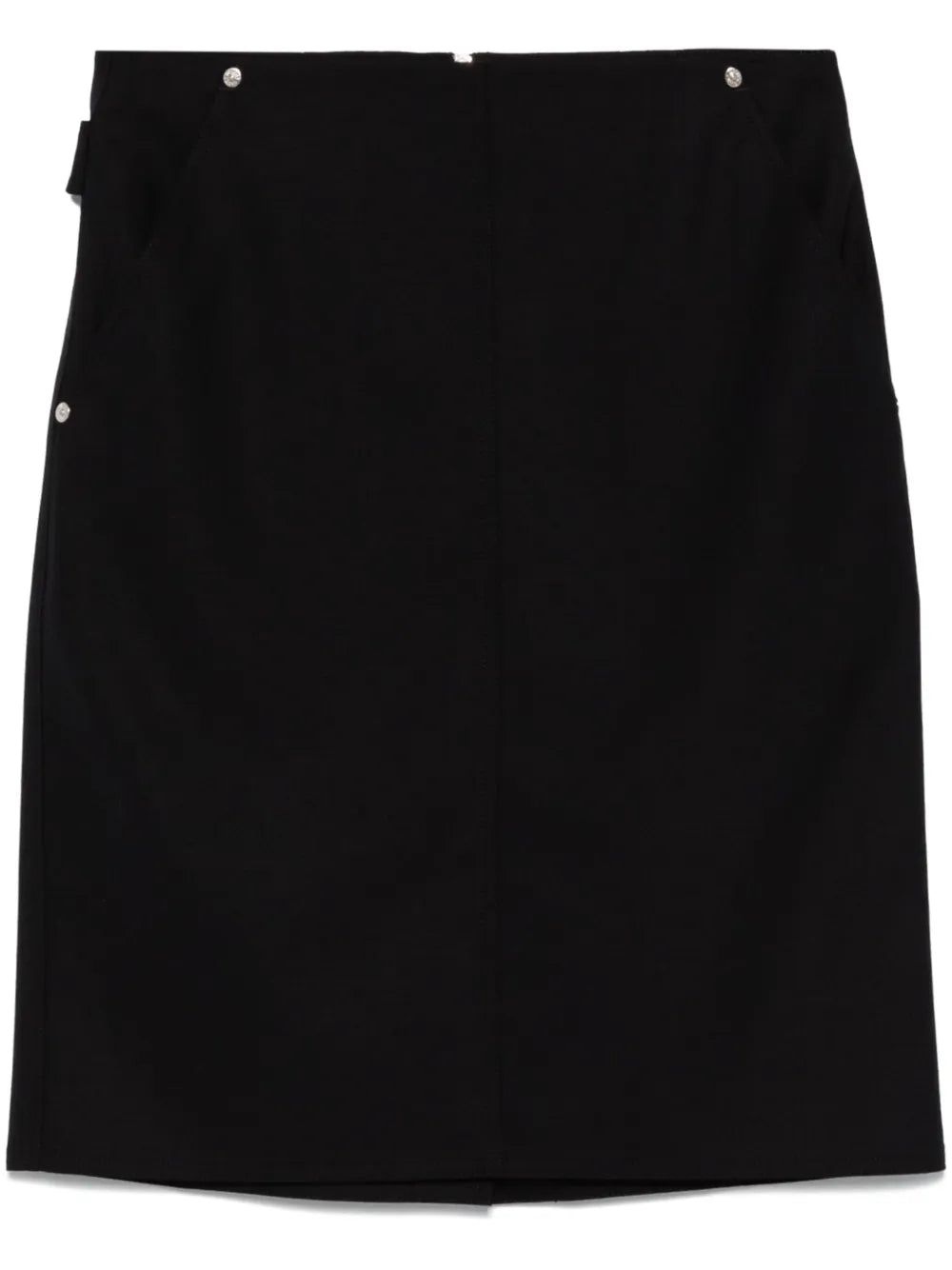 Rear-Slit Mini Skirt