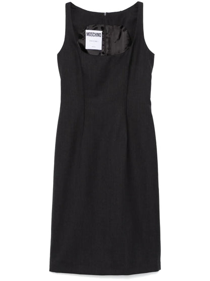Virgin Wool Midi Dress