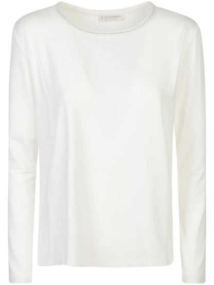 Embellished Neckline T-Shirt