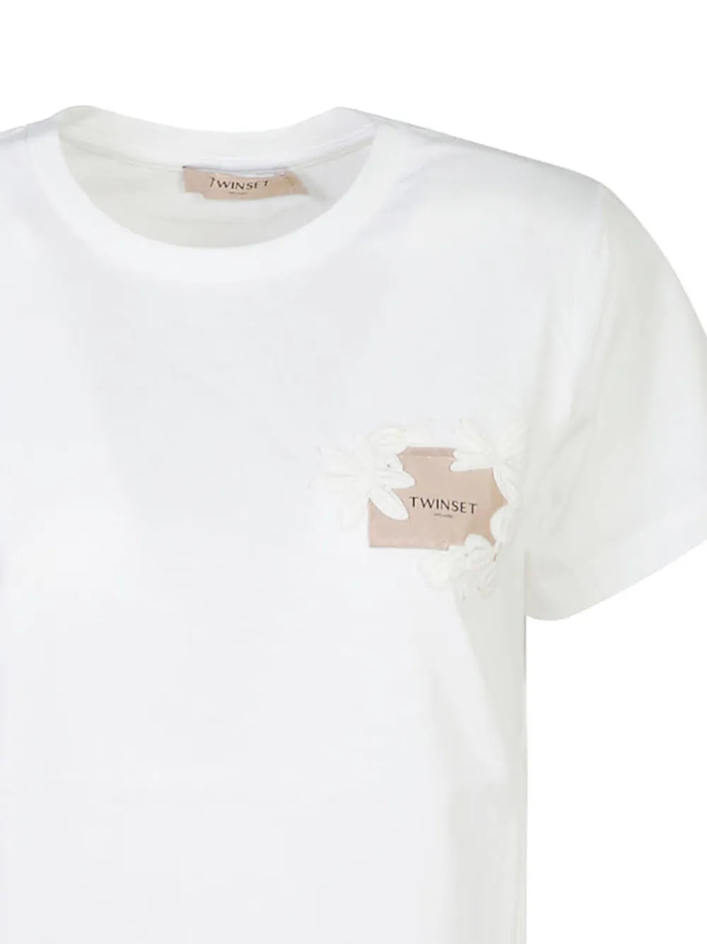 Logo-Patch Cotton T-Shirt