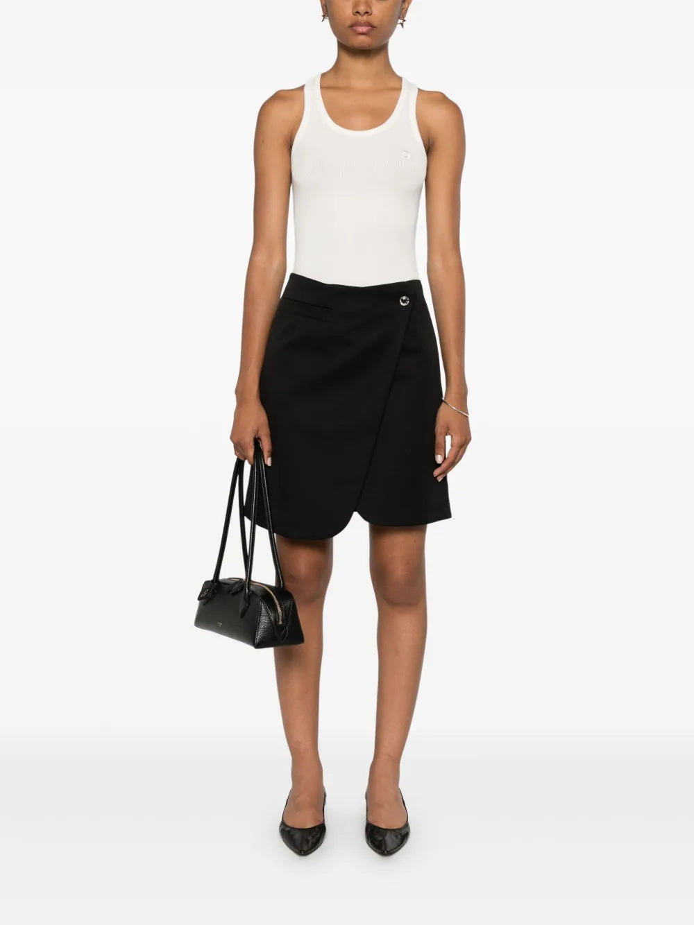 Wraparound Mini Skirt