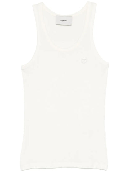 Logo Ribbed Tank Top