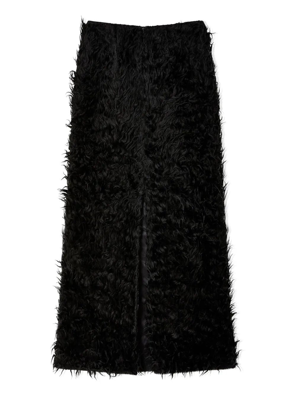 Brushed-Finish Maxi Skirt