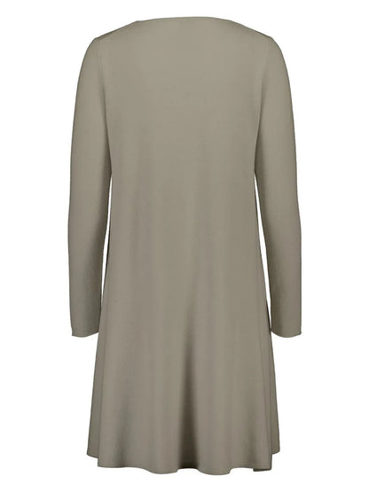 Round-Neck Mini Dress