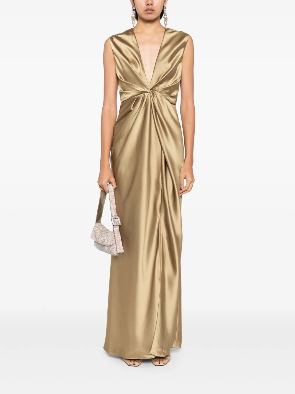 Twisted Drape Dress
