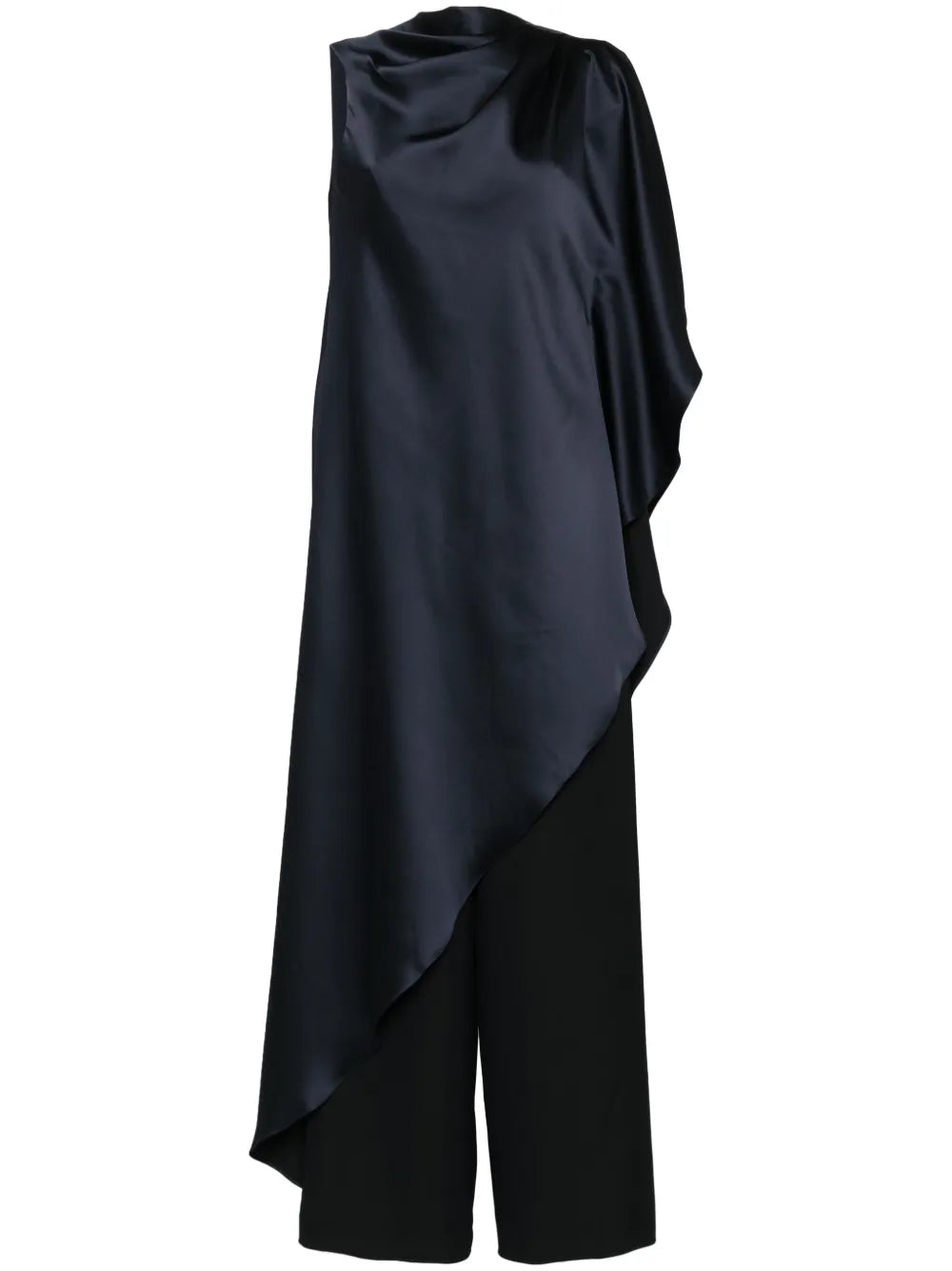 Asymmetric Draped Jumpsuit