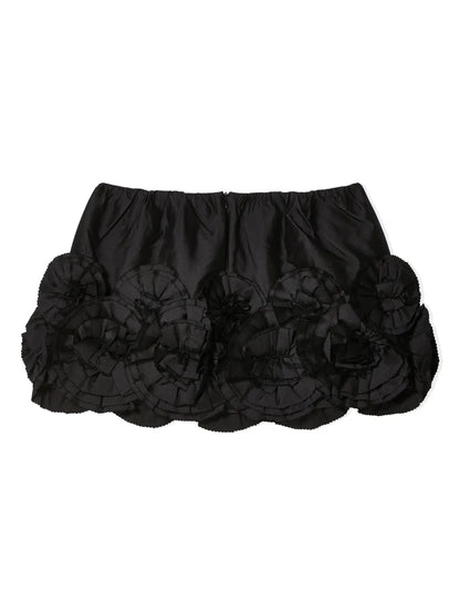 Floral-Embellished Skirt