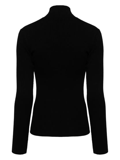 Appliqué Logo Knitted Top
