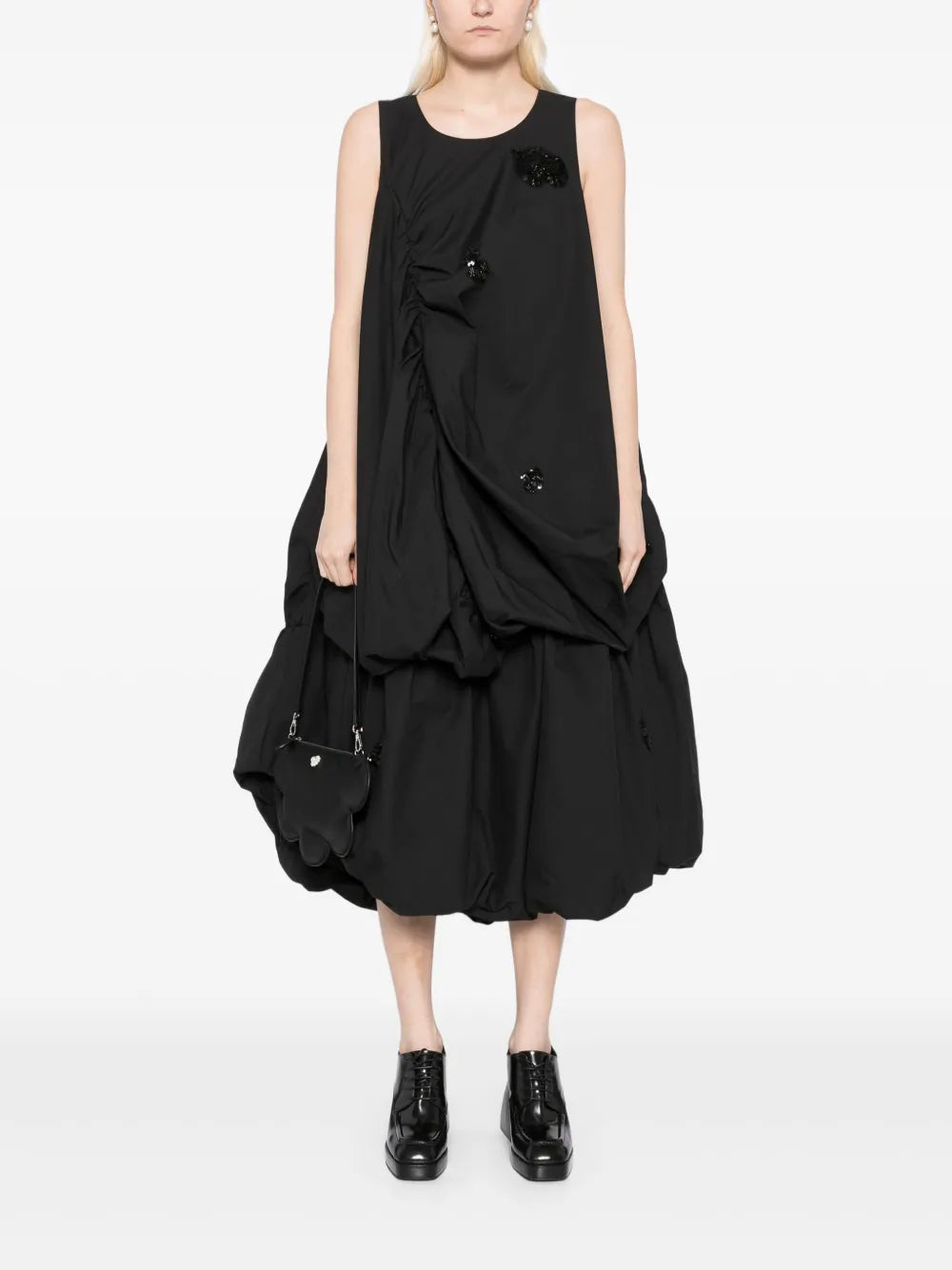 Sequin Embellished Tiered Dress