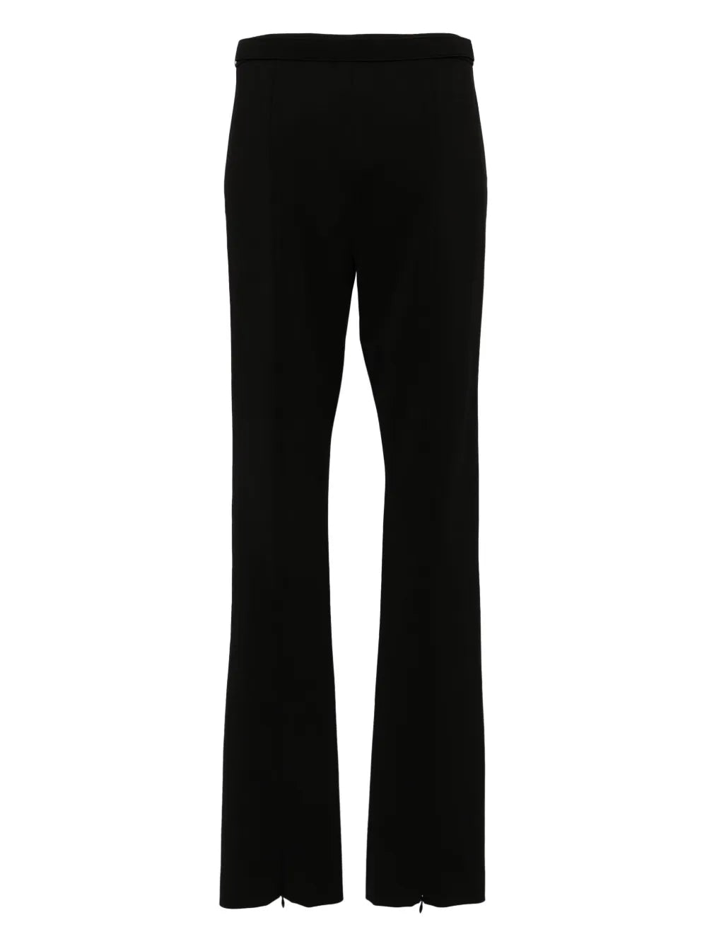 Decorative Buckle Detail Straight Trousers