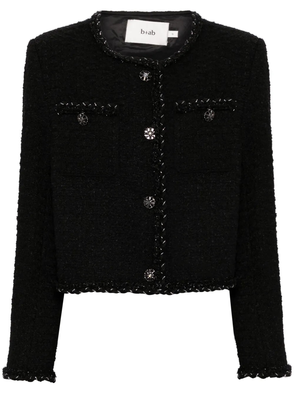 Tweed Long Sleeve Top
