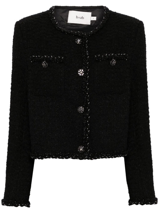 Tweed Long Sleeve Top