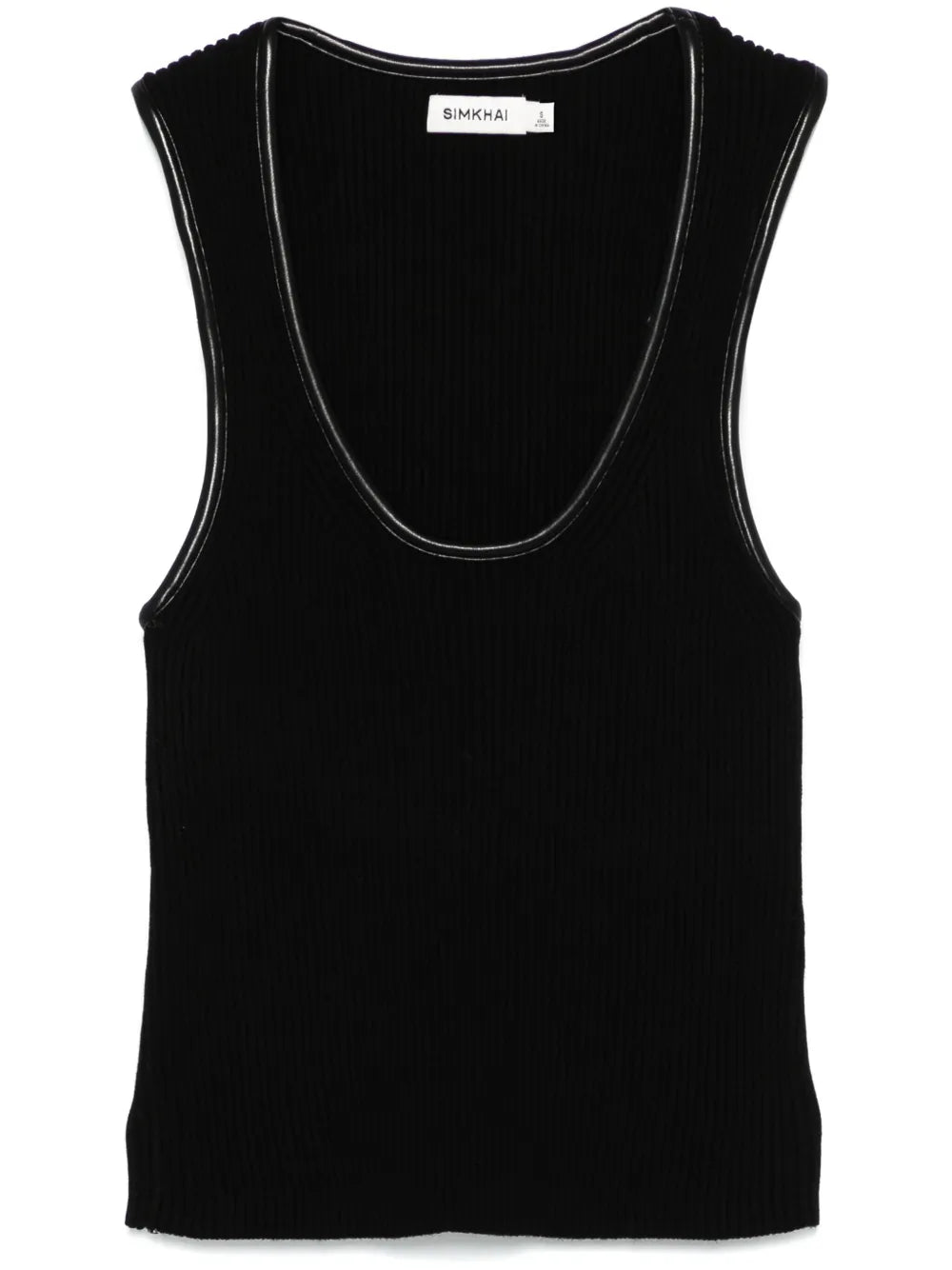Fine-Ribbed Tank Top