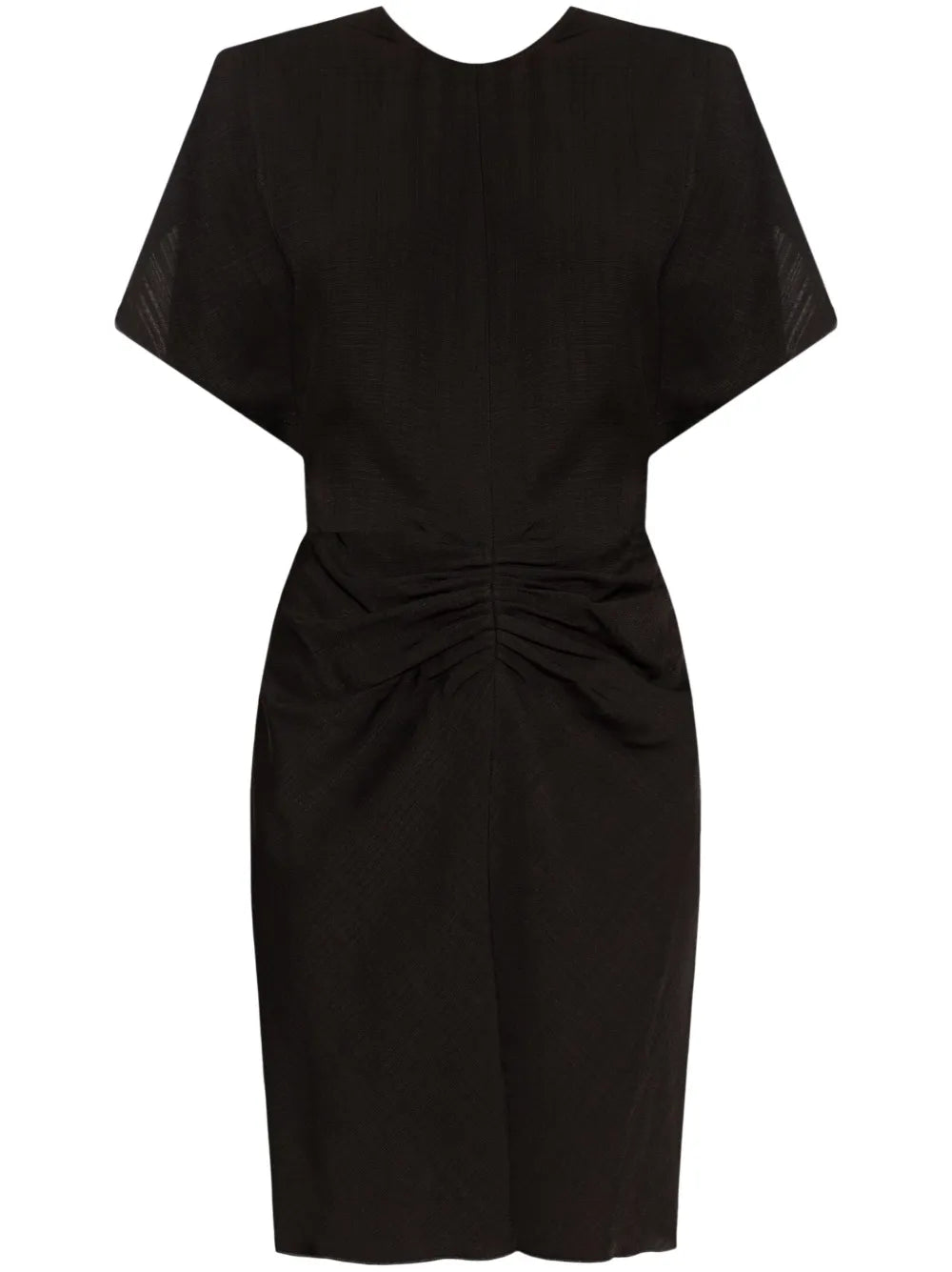 Gathered-Detail Mini Dress