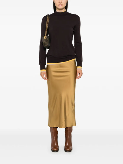 Layered-Trim Sweater