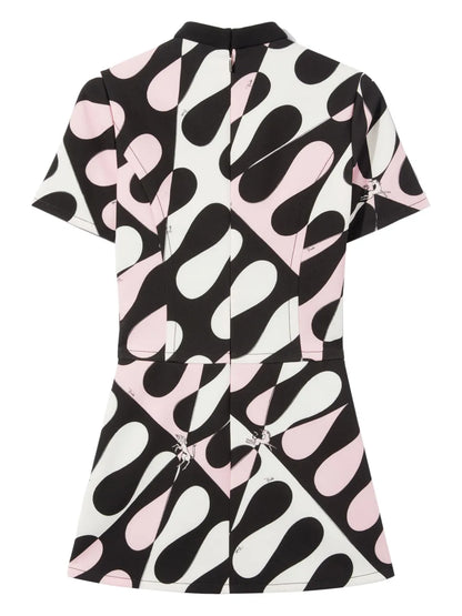 Leocorno-Print Mini Dress
