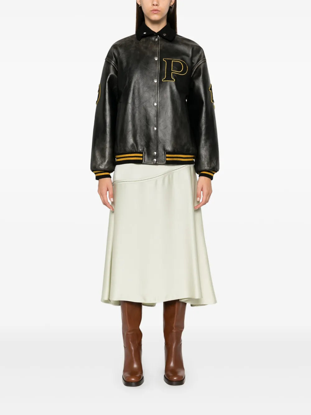 Leather Bomber Jacket