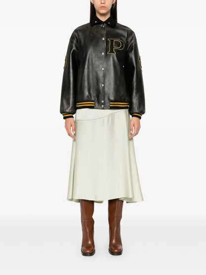 Leather Bomber Jacket