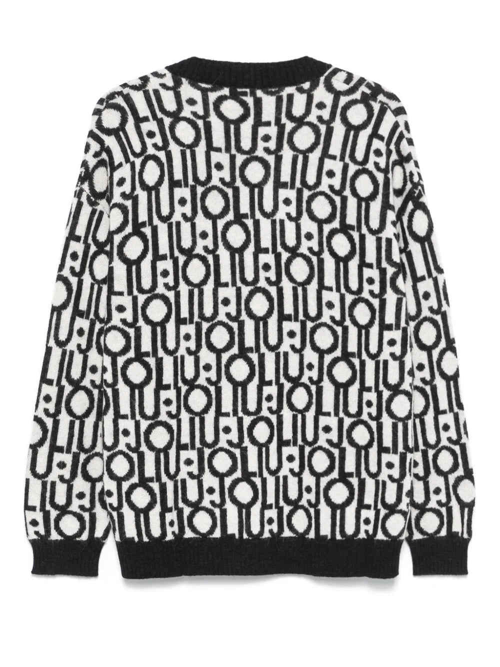 Logo-Jacquard Cardigan