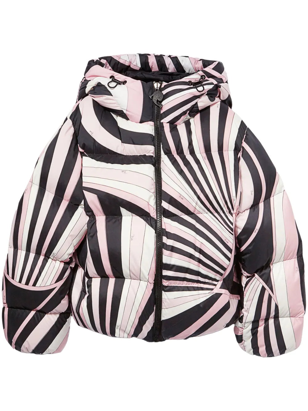 Iride-Print Puffer Jacket