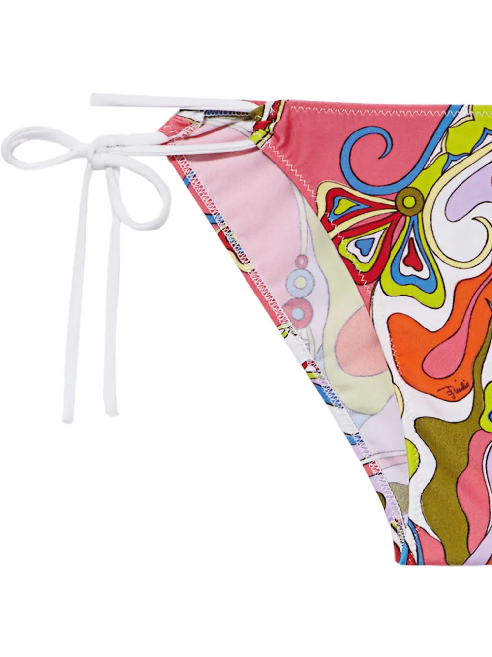Orchidee-Print Bikini Bottoms