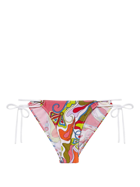 Orchidee-Print Bikini Bottoms