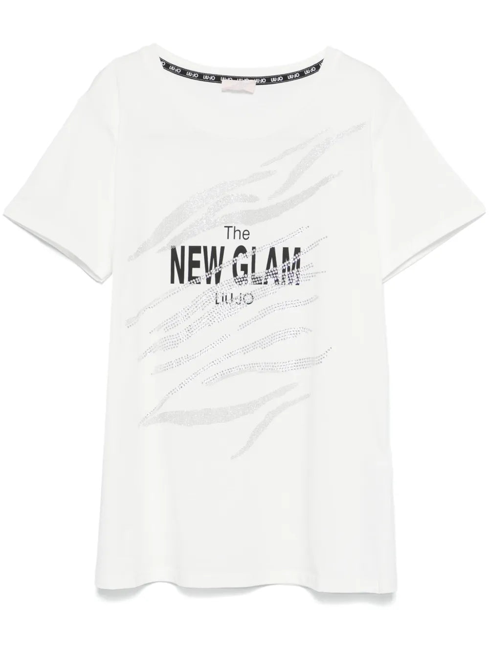 Rhinestone-Embellished T-Shirt