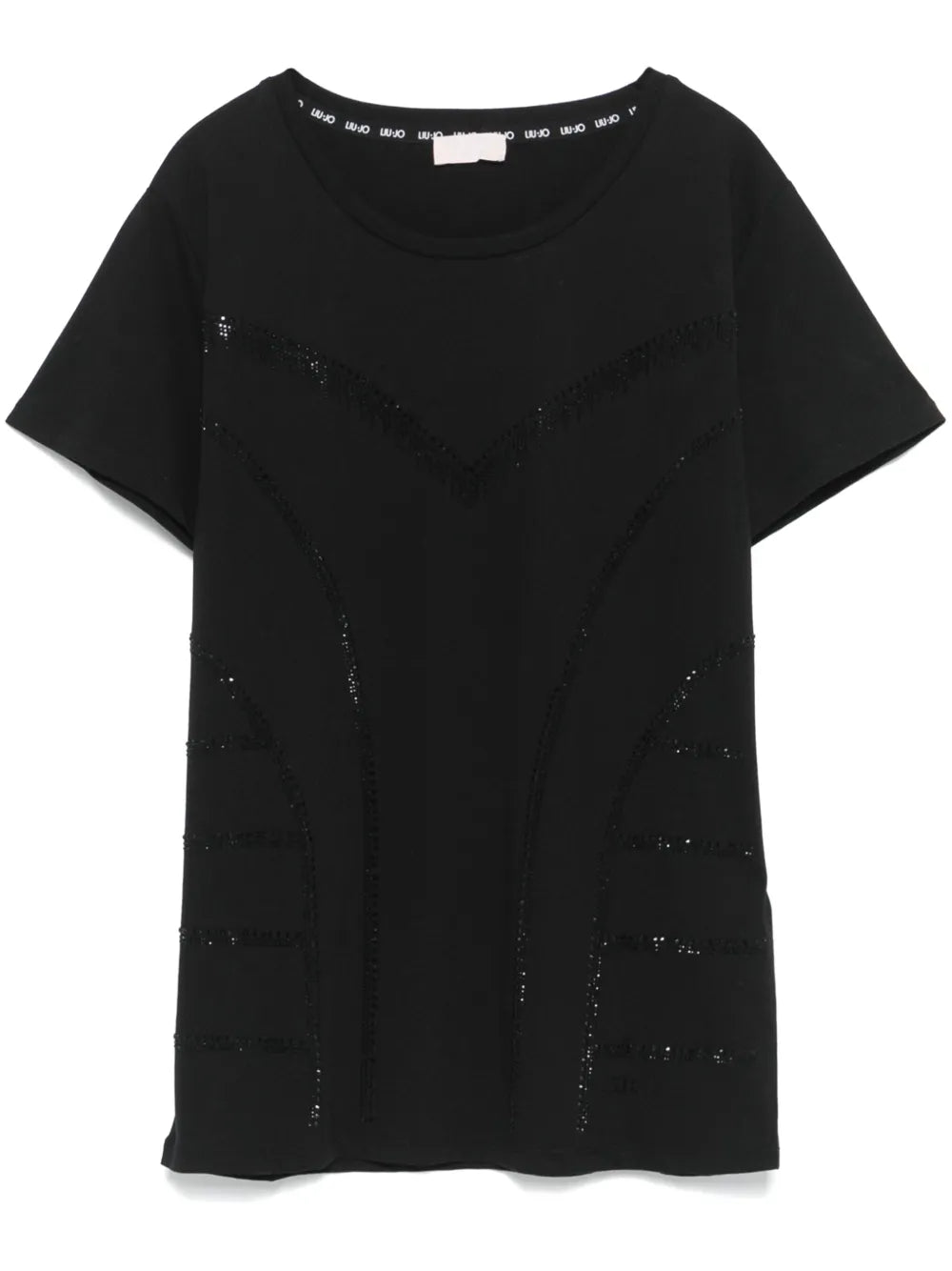 Rhinestone-Embellished T-Shirt