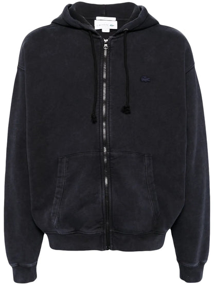 Logo-Patched Hooded Jacket