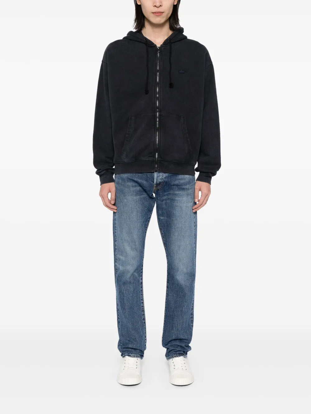 Logo-Patched Hooded Jacket