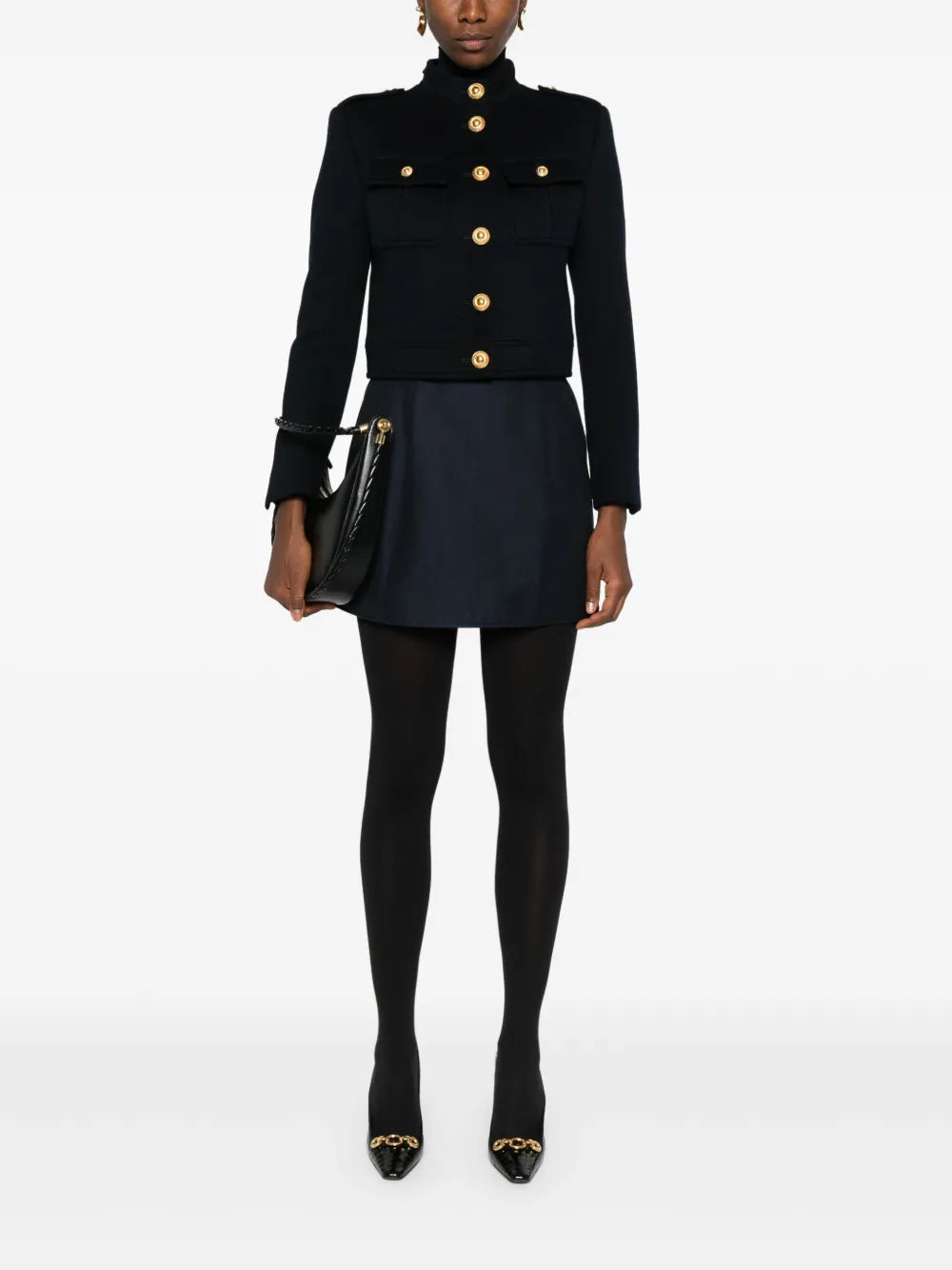 Cropped Military Jacket