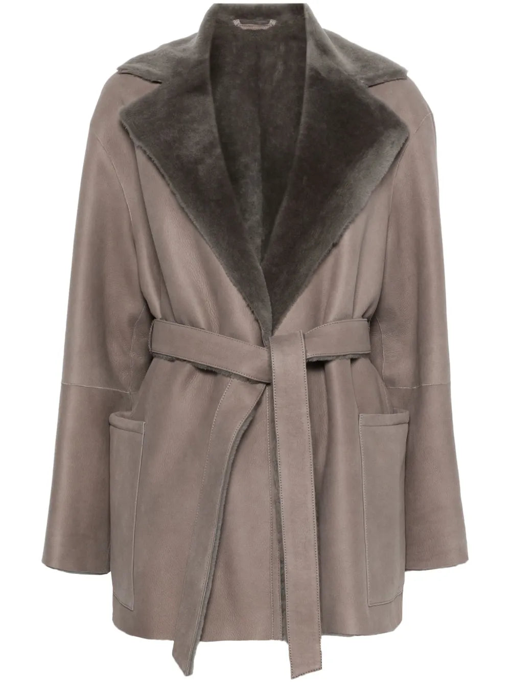 Leather Short Coat