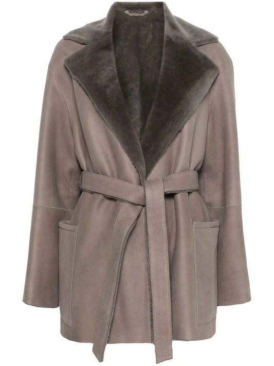 Leather Short Coat