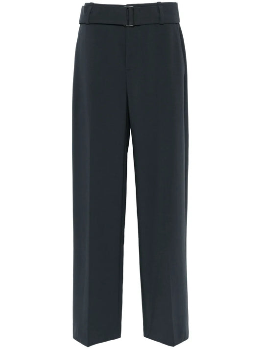Belted Wide-Leg Trousers