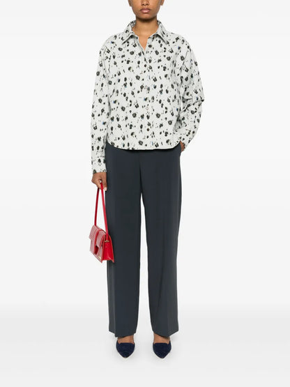 Belted Wide-Leg Trousers