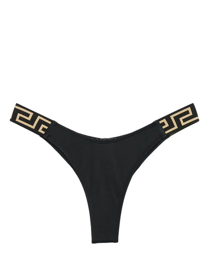 Greca-Detailing Bikini Bottoms